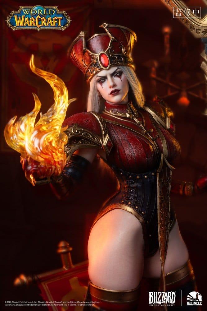 World of Warcraft Statue en Silicone 1/3 Sally Whitemane 108 cm