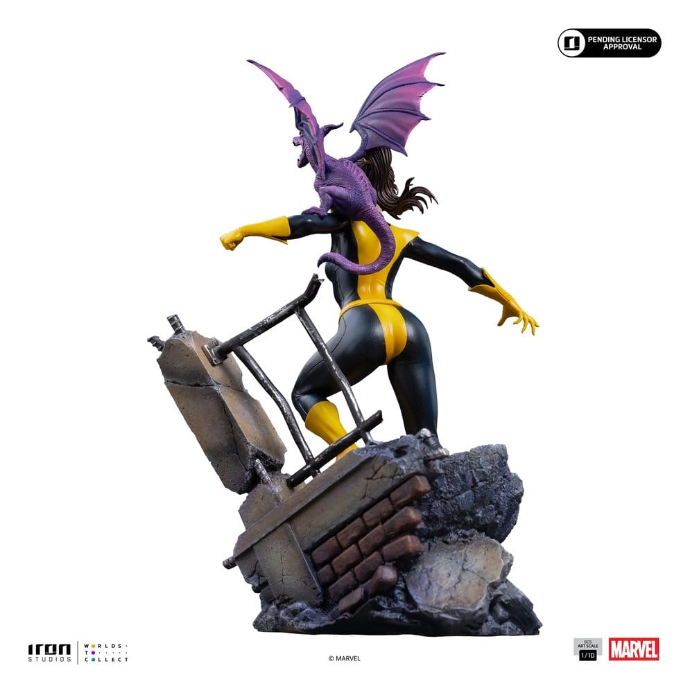Marvel Kitty Pride & Lockheed X-Men Comics BDS Art Scale statuette 1/10 Kitty Pride & Lockheed 24 cm