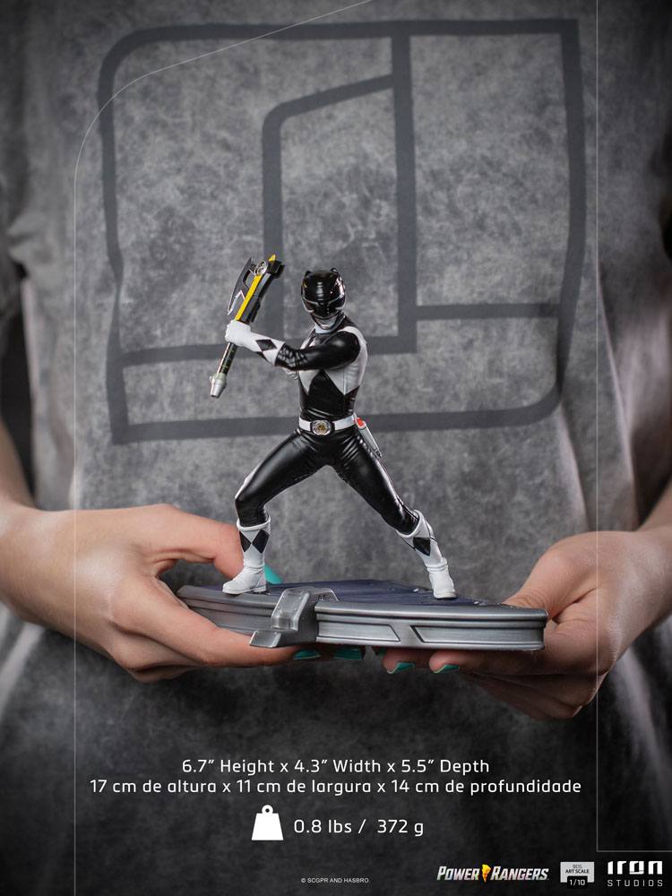 Power Rangers statuette 1/10 BDS Art Scale Black Ranger 17 cm
