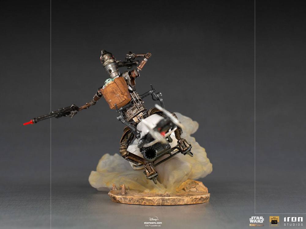 Star Wars The Mandalorian statuette 1/10 Deluxe Art Scale IG-11 & The Child 20 cm