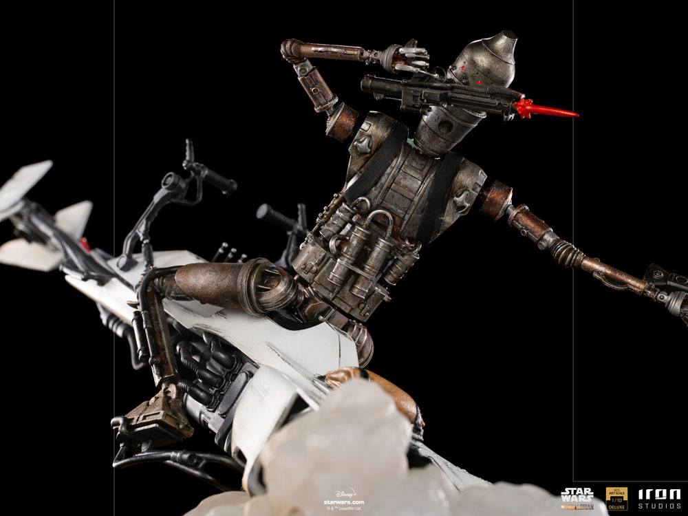 Star Wars The Mandalorian statuette 1/10 Deluxe Art Scale IG-11 & The Child 20 cm