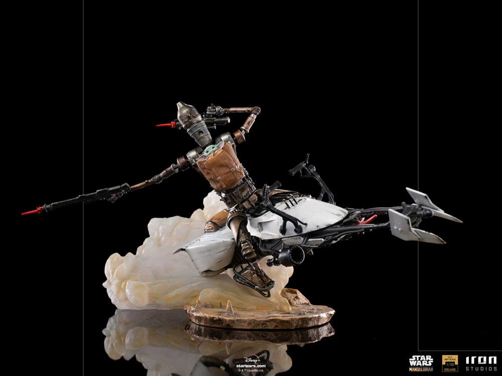 Star Wars The Mandalorian statuette 1/10 Deluxe Art Scale IG-11 & The Child 20 cm
