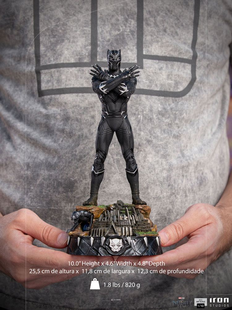 The Infinity Saga statuette Art Scale 1/10 Black Panther Deluxe 25 cm