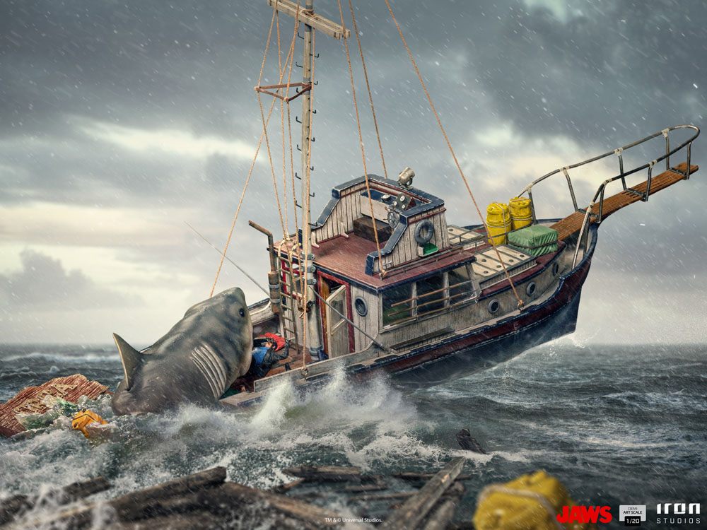 Les Dents de la mer statuette 1/20 Jaws Attack 104 cm