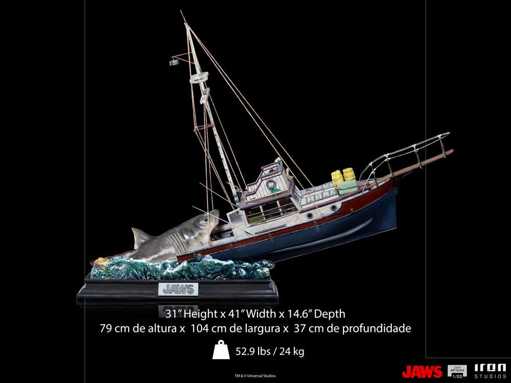 Les Dents de la mer statuette 1/20 Jaws Attack 104 cm