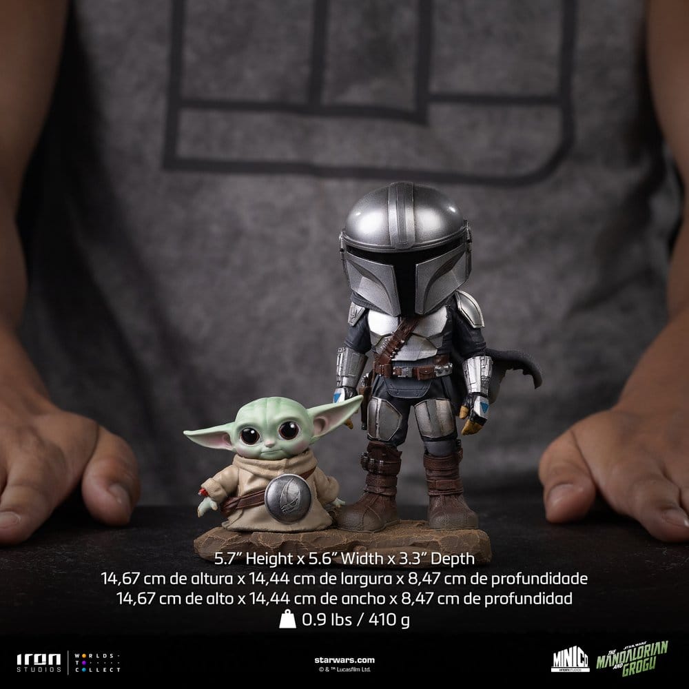 The Mandalorian & Grogu MiniCo figurine The Mandalorian and Grogu