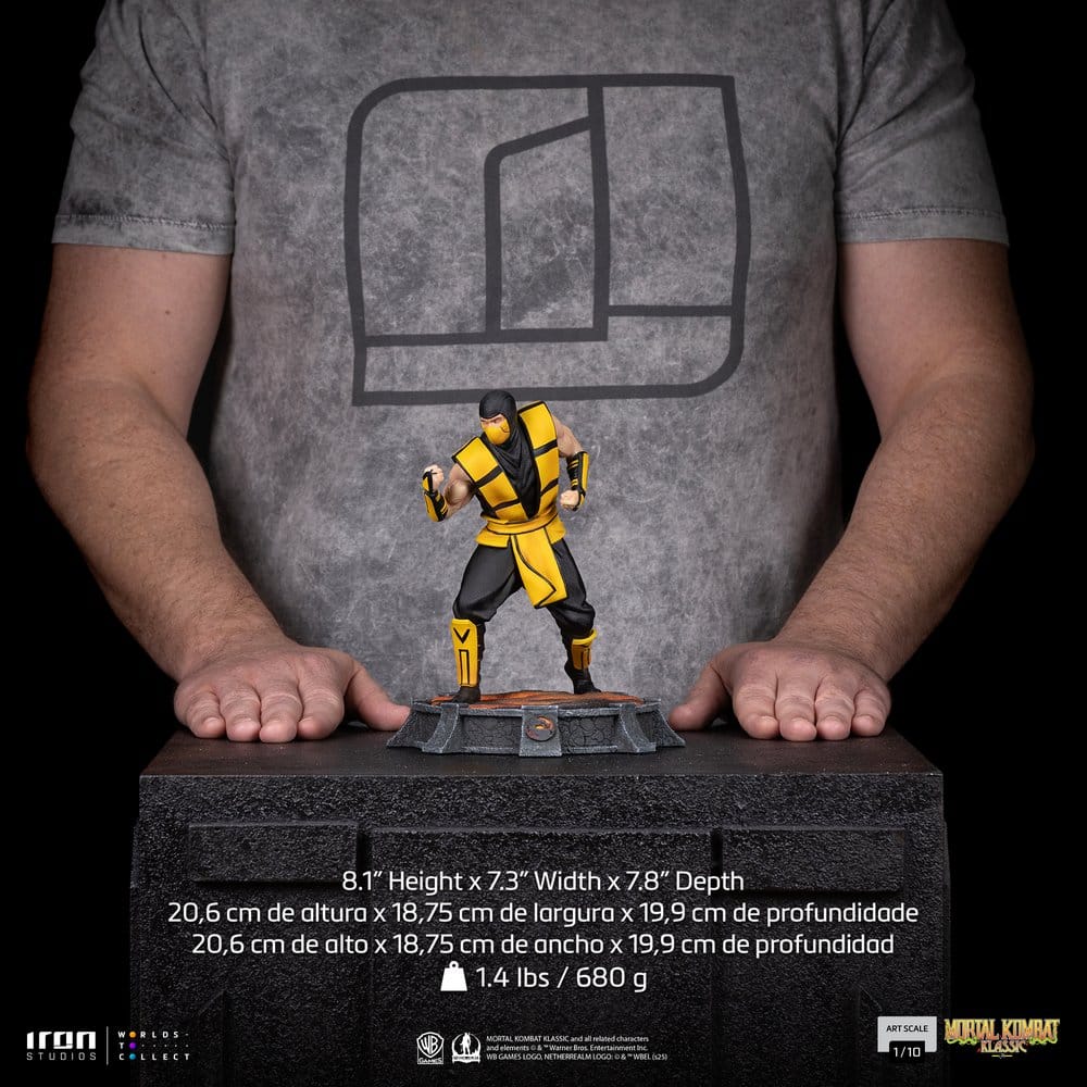 Mortal Kombat statuette 1/10 Art Scale Scorpion (Variant) heo exclusive 21 cm