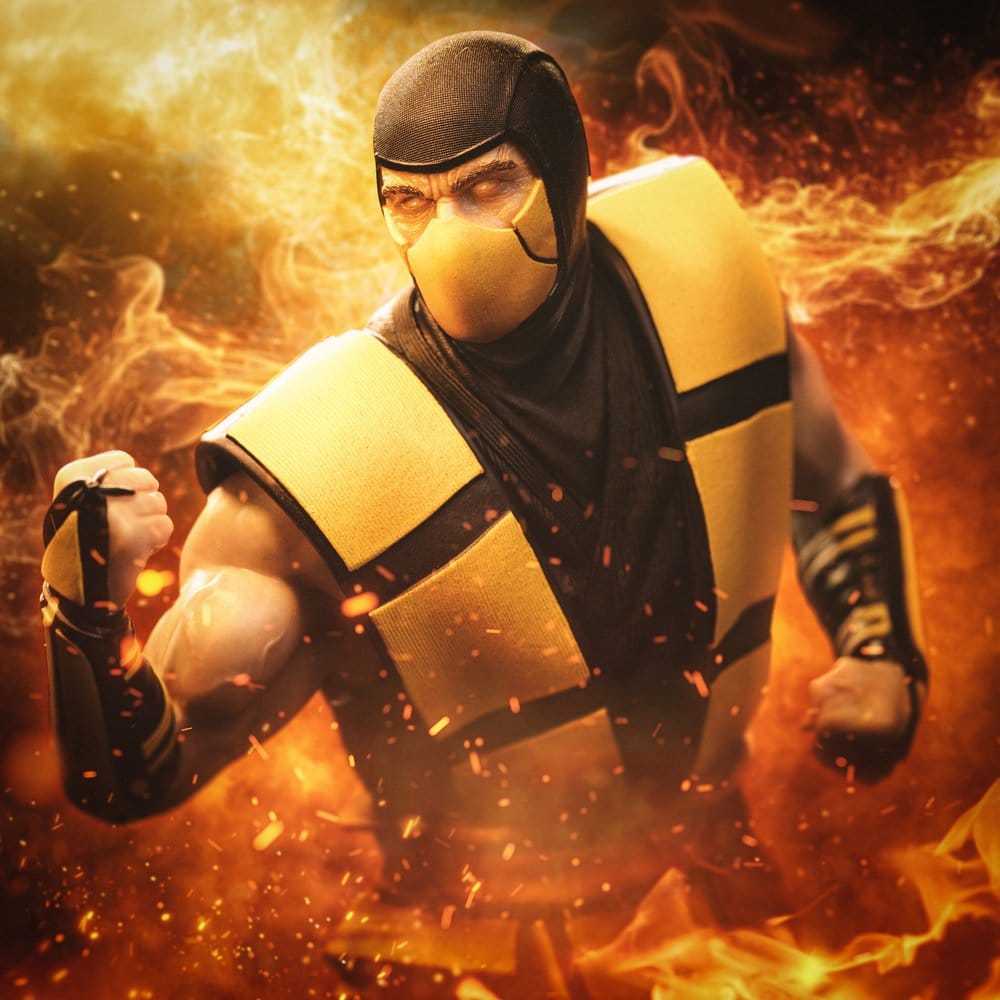 Mortal Kombat statuette 1/10 Art Scale Scorpion (Variant) heo exclusive 21 cm