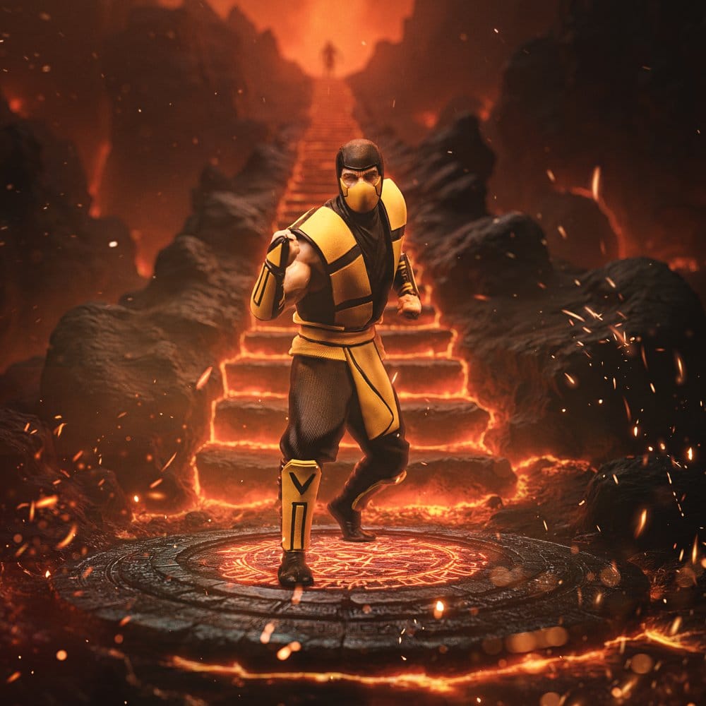 Mortal Kombat statuette 1/10 Art Scale Scorpion (Variant) heo exclusive 21 cm