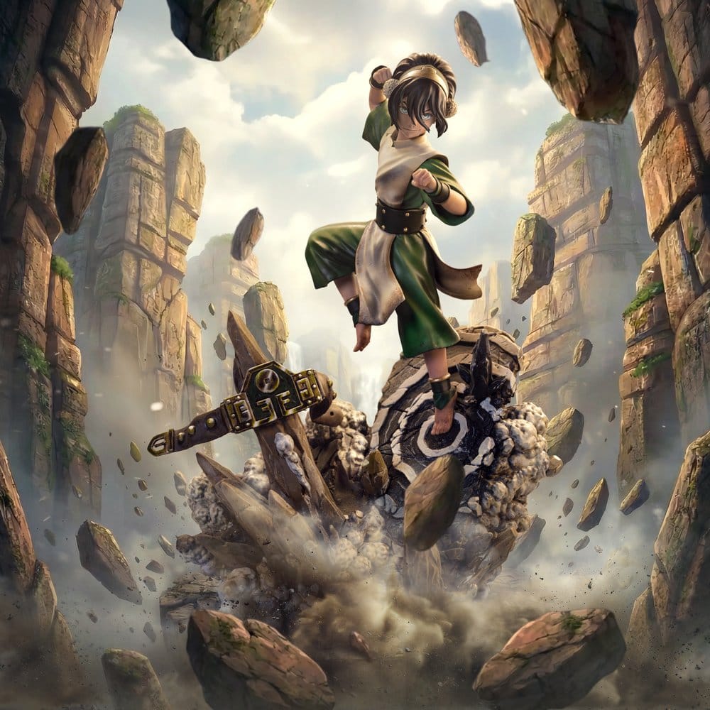 Avatar, le dernier maître de l'air statuette 1/10 Art Scale Toph 20 cm