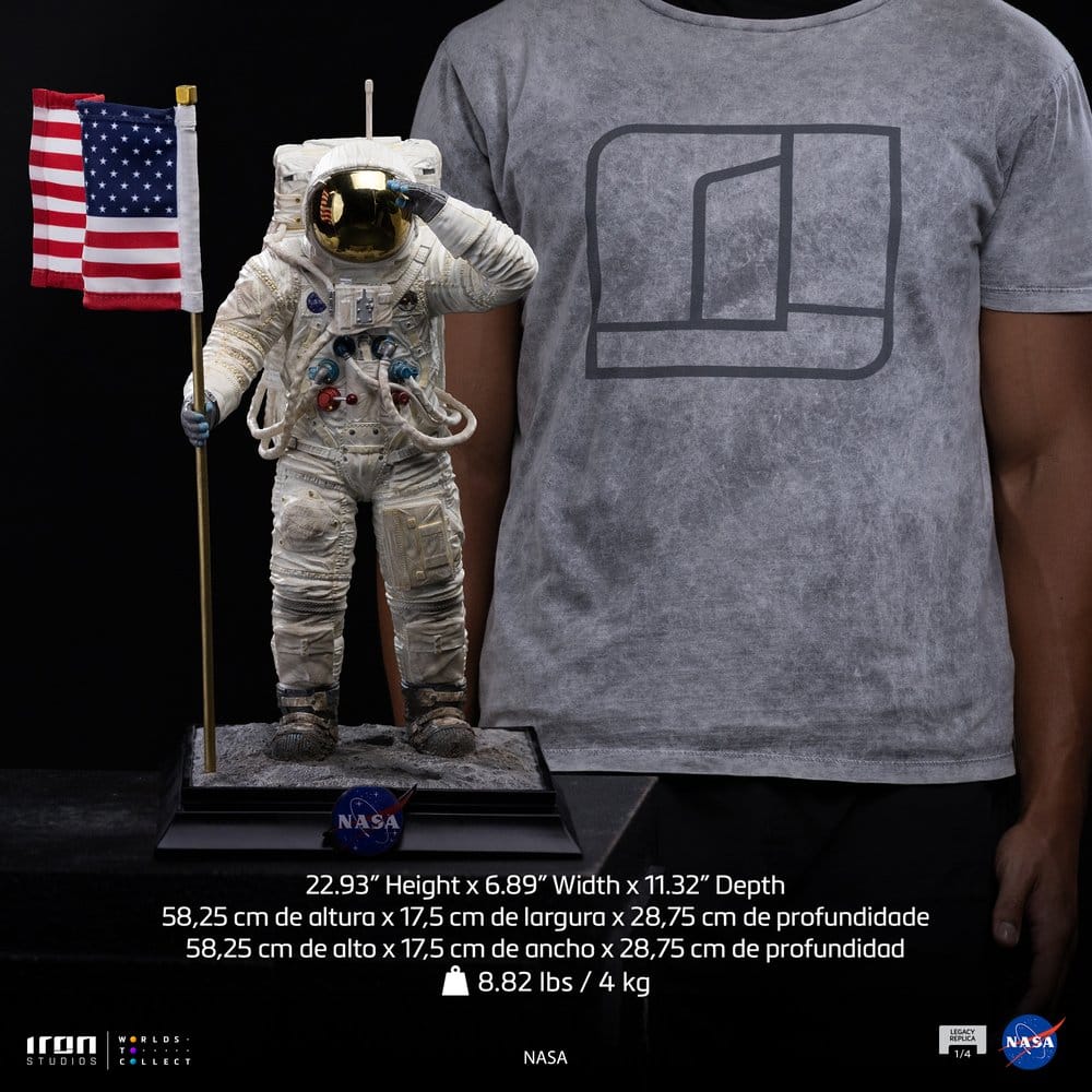NASA statuette 1/4 Legacy Replica Apollo 11 Astronaut 58 cm
