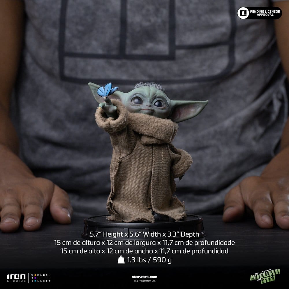The Mandalorian & Grogu Grogu Collection statuette Grogu Butterfly Wonder