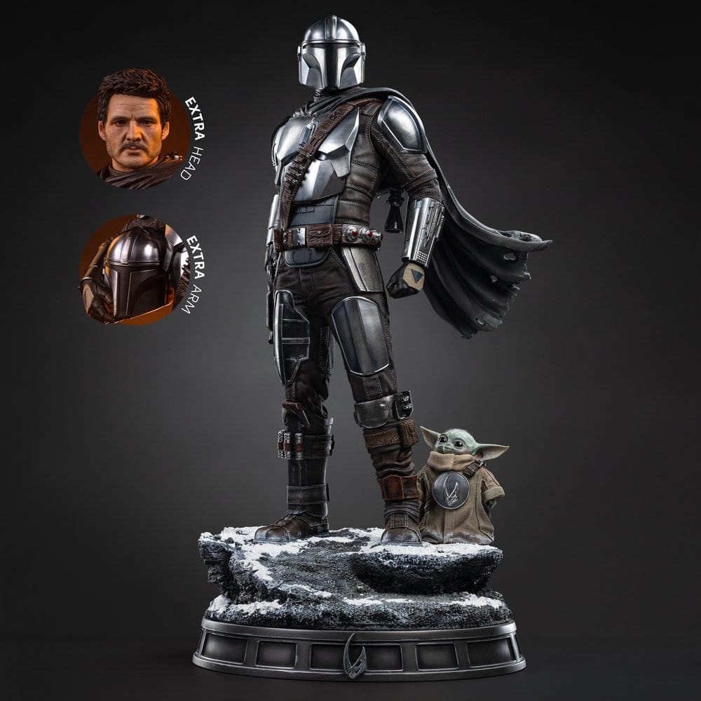 The Mandalorian & Grogu statuette 1/4 Legacy Replica The Mandalorian and Grogu 57 cm