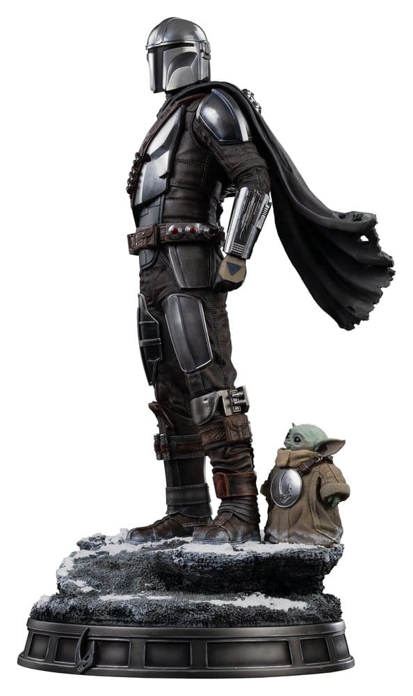 The Mandalorian & Grogu statuette 1/4 Legacy Replica The Mandalorian and Grogu 57 cm