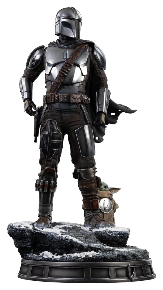 The Mandalorian & Grogu statuette 1/4 Legacy Replica The Mandalorian and Grogu 57 cm