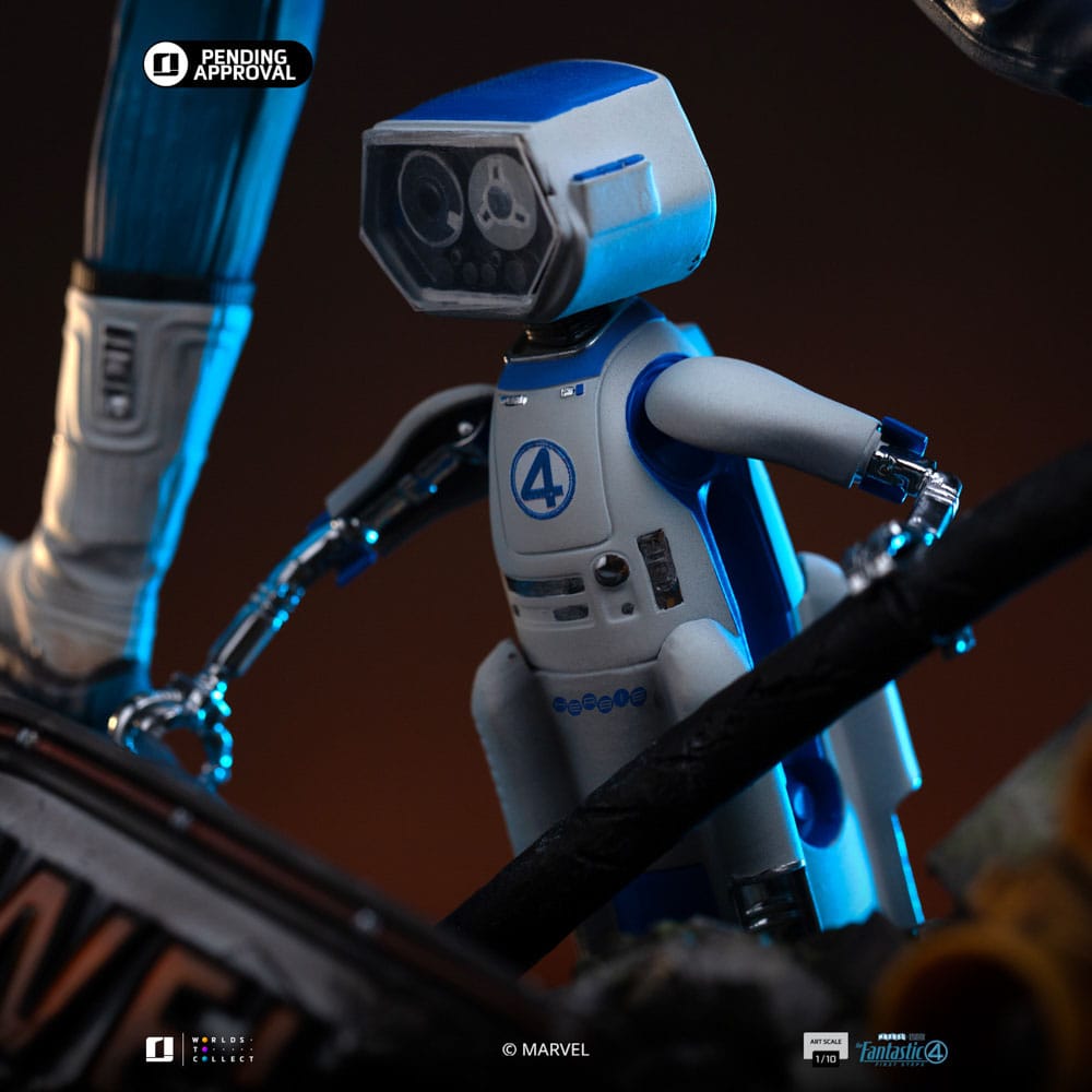 Fantastic Four statuette 1/10 Art Scale Mr. Fantastic and H.E.R.B.I.E 26 cm