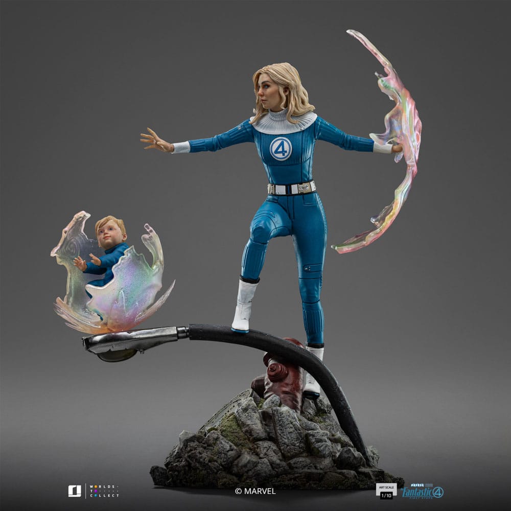 Iron Studios - Art Scale 1/10 - Marvel - The Fantastic Four: First Steps - Invisible Woman Statue 27cm