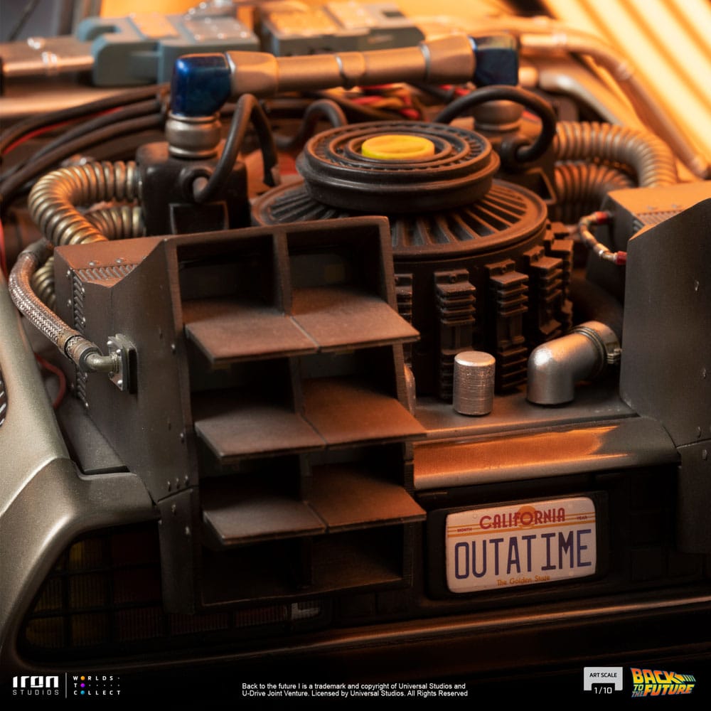Retour vers le Futur Statuette 1/10 Art Scale DeLorean 53 cm