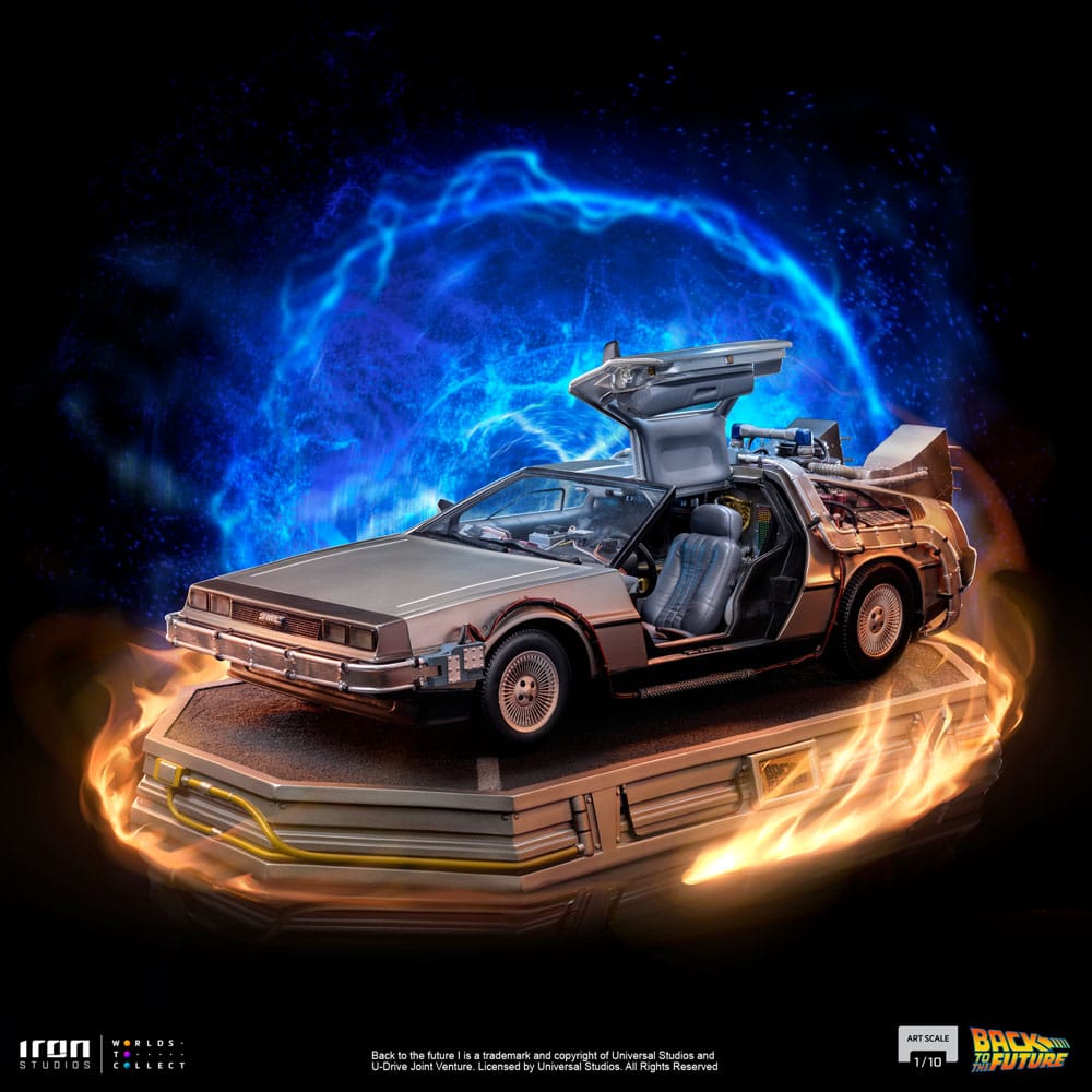 Retour vers le Futur Statuette 1/10 Art Scale DeLorean 53 cm