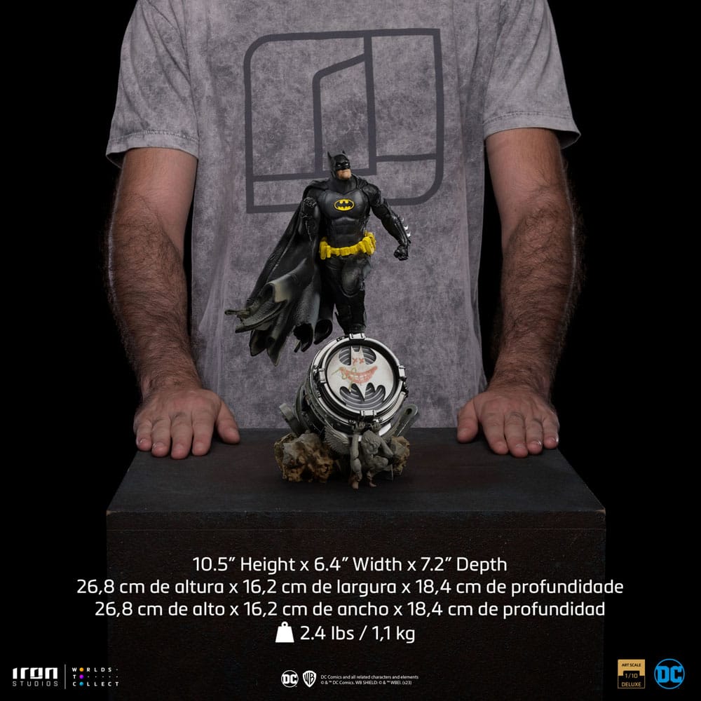 DC Comics statuette 1/10 BDS Art Scale Batman Deluxe (Black Version Exclusive) heo EU Exclusive 30 cm