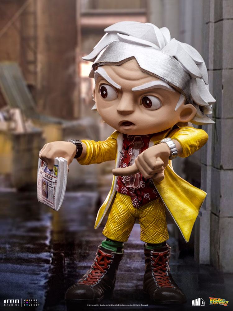 Iron Studios - MiniCo - Back to the Future 2 - Doc Brown Statue 15cm