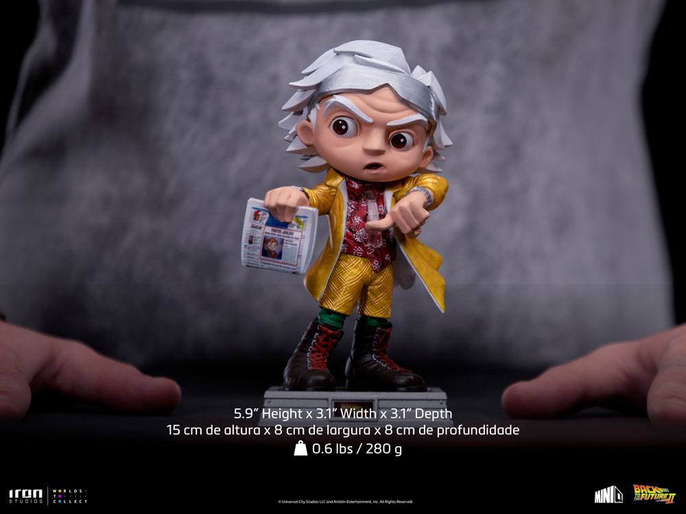 Iron Studios - MiniCo - Back to the Future 2 - Doc Brown Statue 15cm
