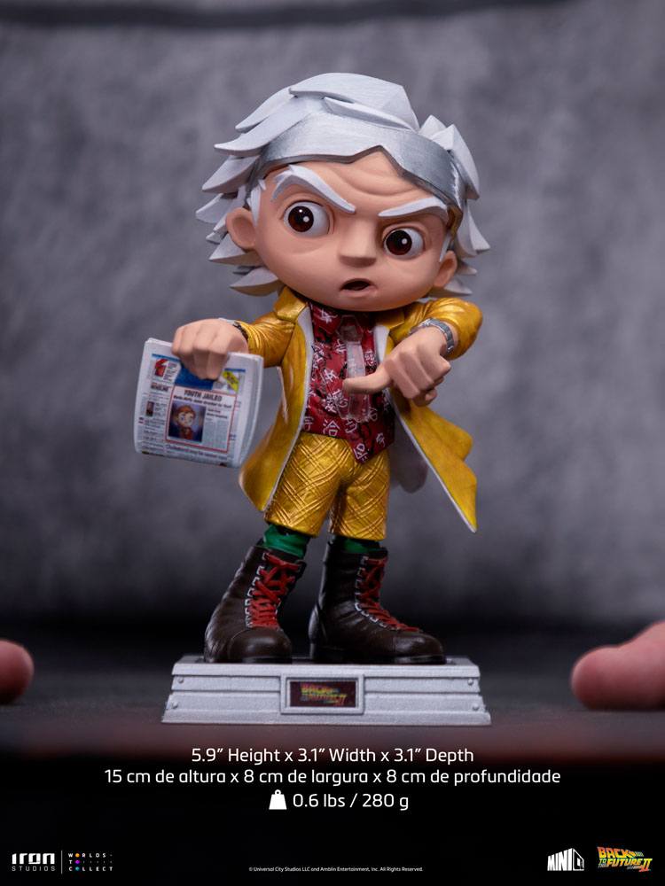 Iron Studios - MiniCo - Back to the Future 2 - Doc Brown Statue 15cm