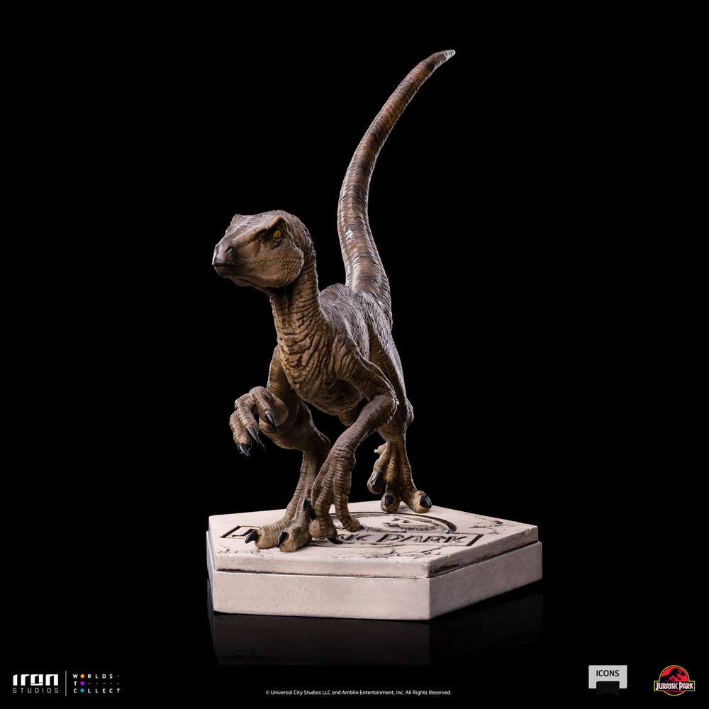 Jurassic World Icons statuette Velociraptor B 9 cm