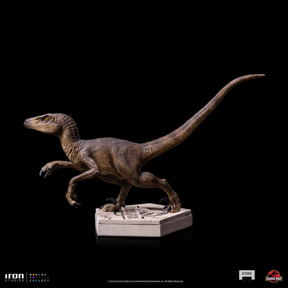 Jurassic World Icons statuette Velociraptor B 9 cm