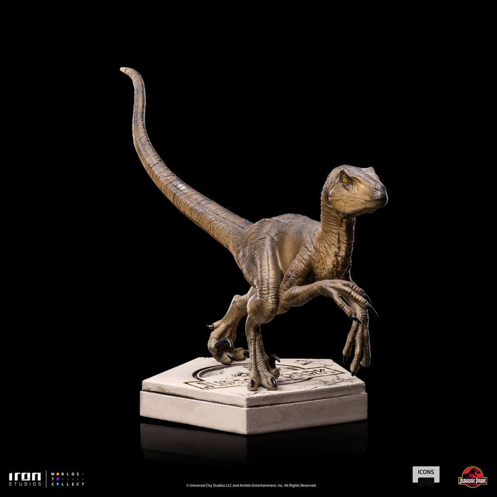 Jurassic World Icons statuette Velociraptor B 9 cm