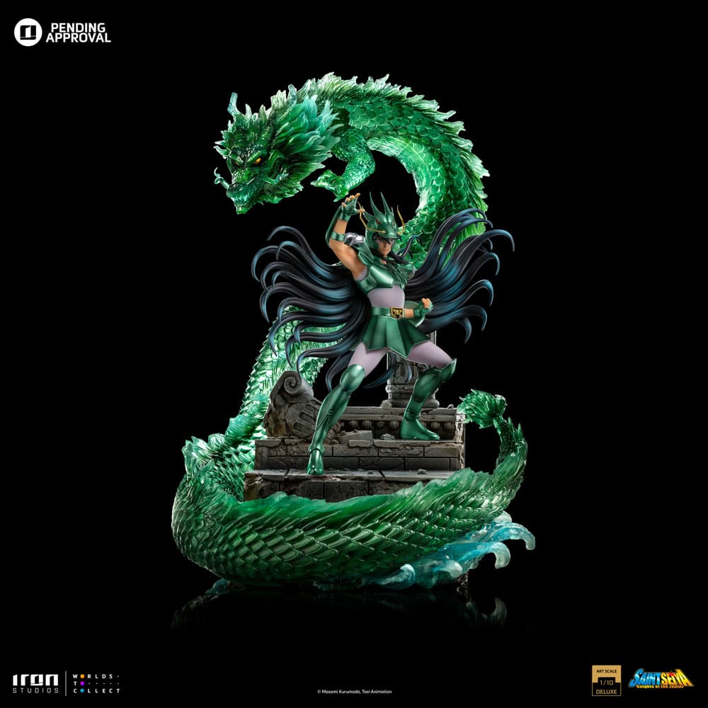 Iron Studios - Deluxe Art Scale 1/10 - Saint Seiya - Dragon Shiryu Statue 38cm