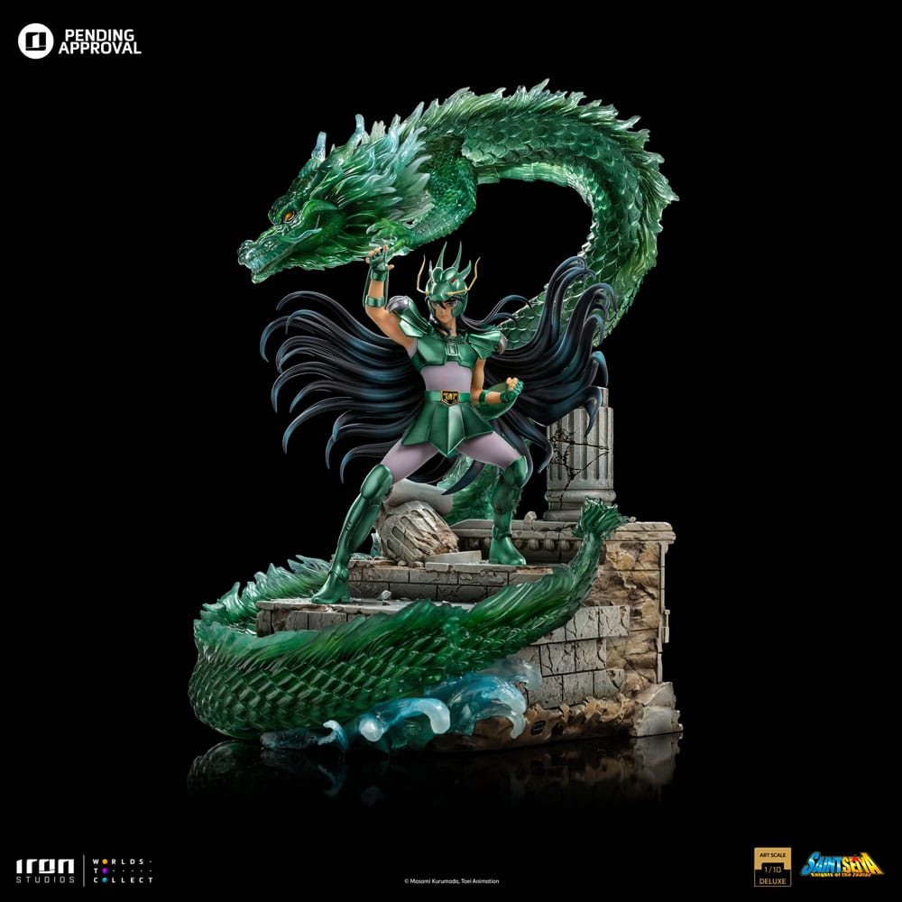Iron Studios - Deluxe Art Scale 1/10 - Saint Seiya - Dragon Shiryu Statue 38cm