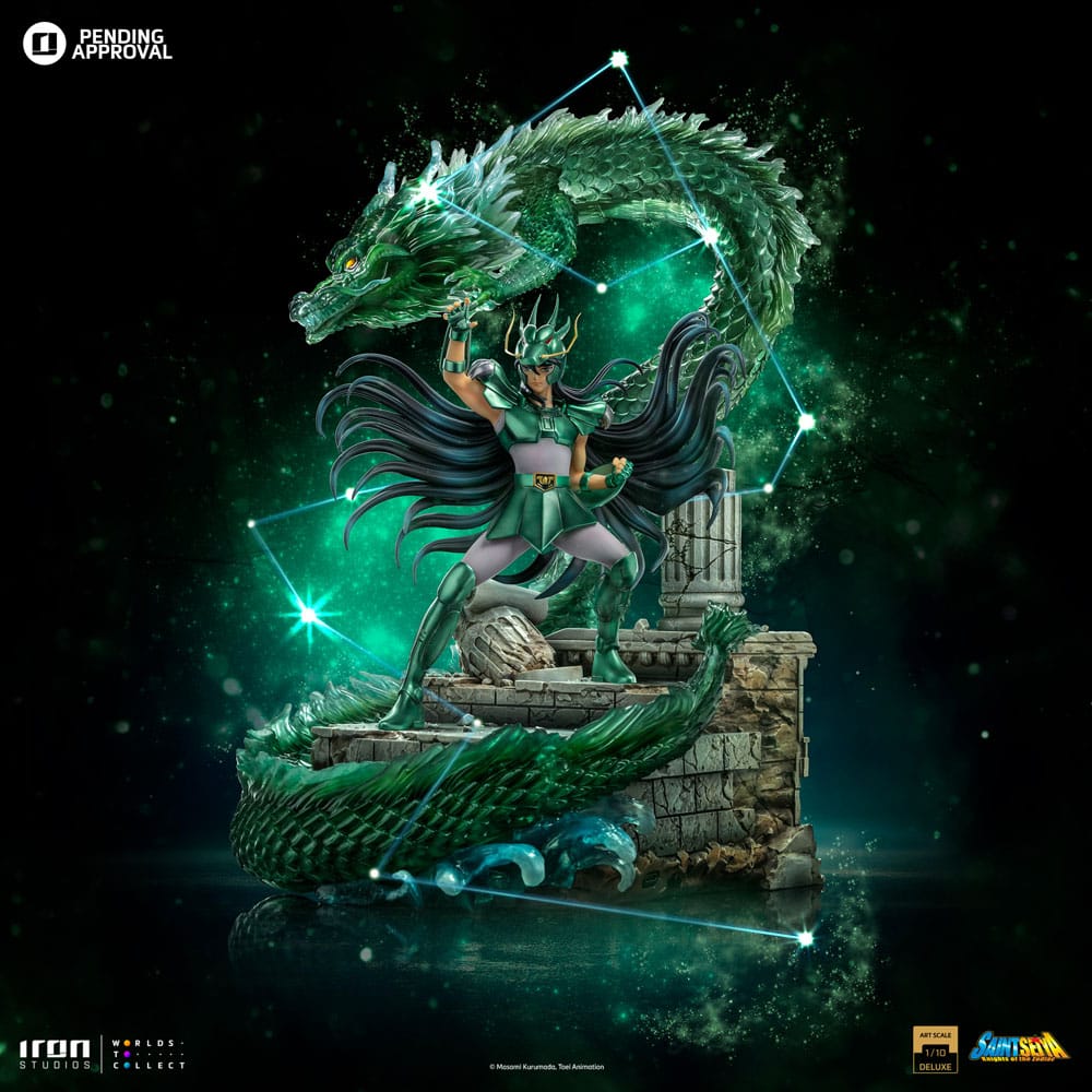 Iron Studios - Deluxe Art Scale 1/10 - Saint Seiya - Dragon Shiryu Statue 38cm