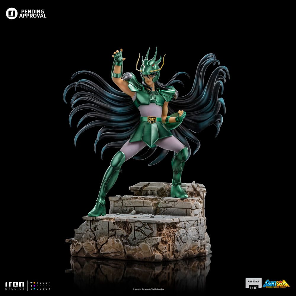 Iron Studios - Art Scale 1/10 - Saint Seiya - Dragon Shiryu Statue 24cm