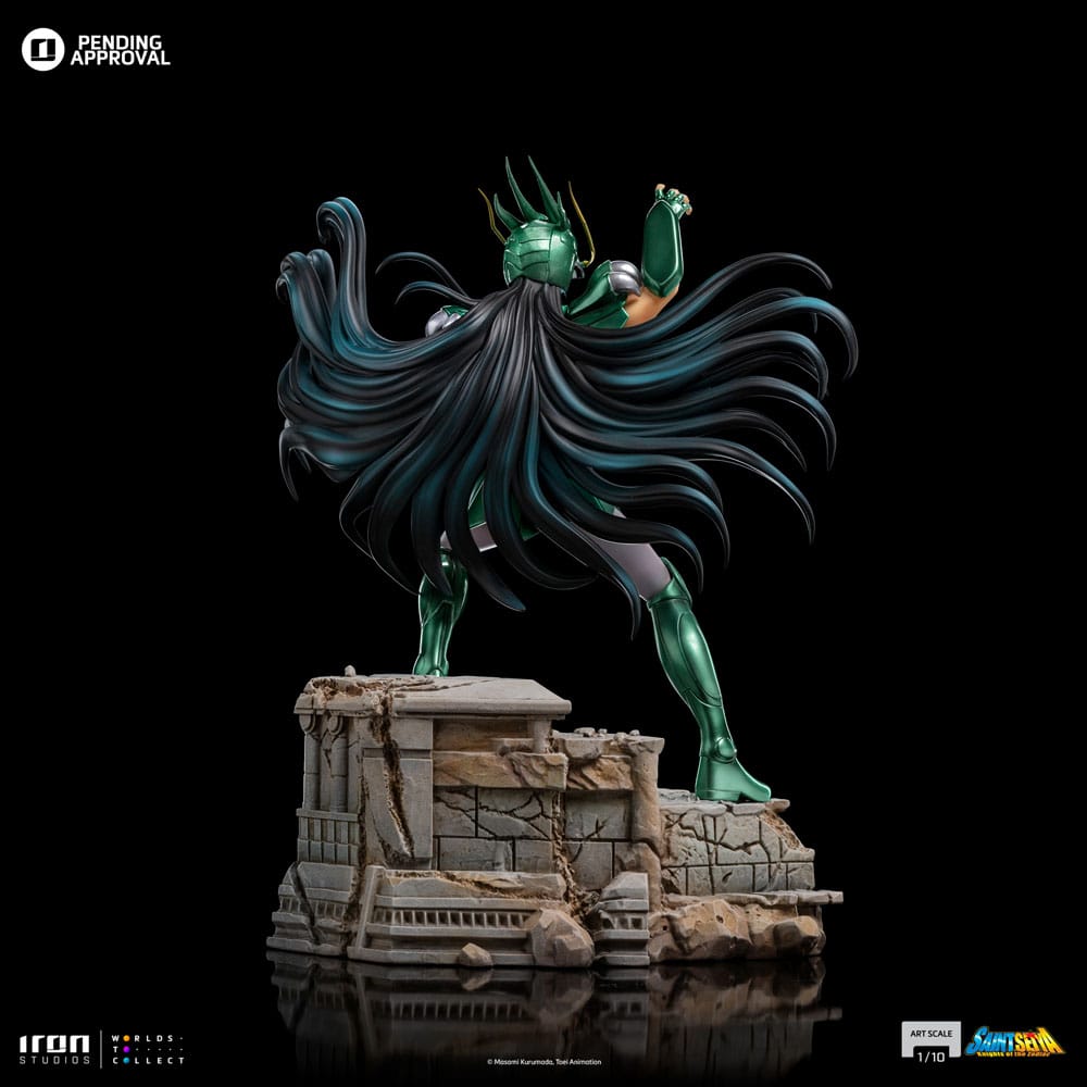 Iron Studios - Art Scale 1/10 - Saint Seiya - Dragon Shiryu Statue 24cm