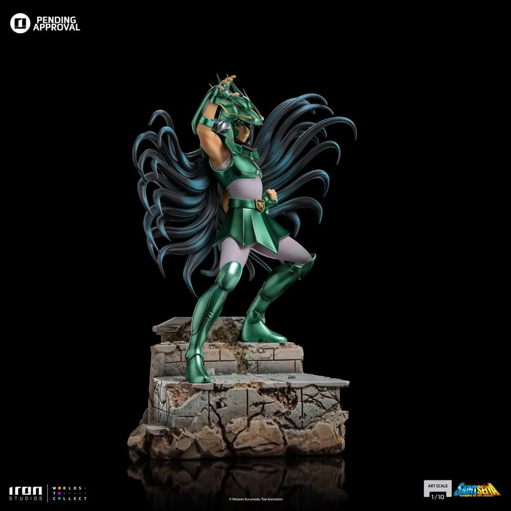 Iron Studios - Art Scale 1/10 - Saint Seiya - Dragon Shiryu Statue 24cm