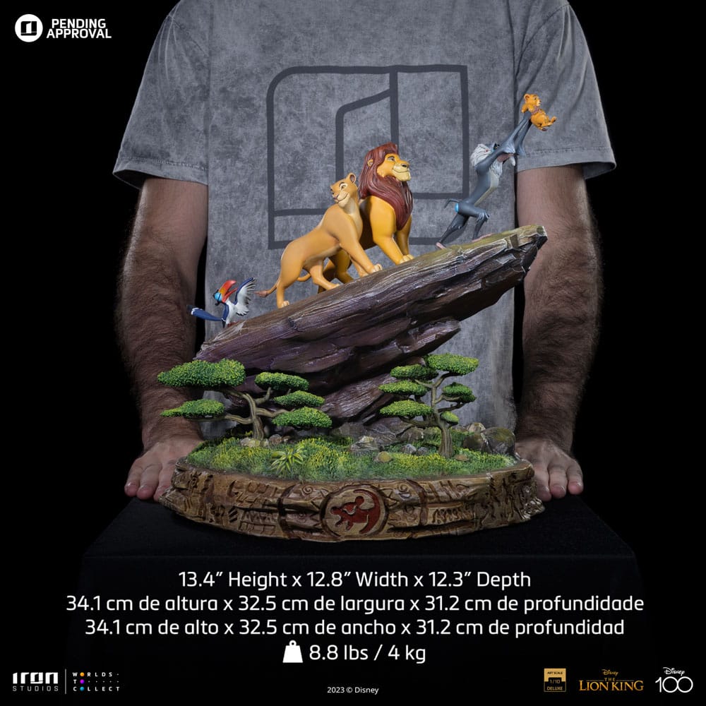 Disney statuette 1/10 Deluxe Art Scale Le Roi lion 34 cm