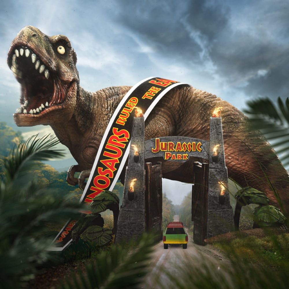 Iron Studios - MiniCo - Jurassic Park - T-Rex Deluxe Statue 15cm