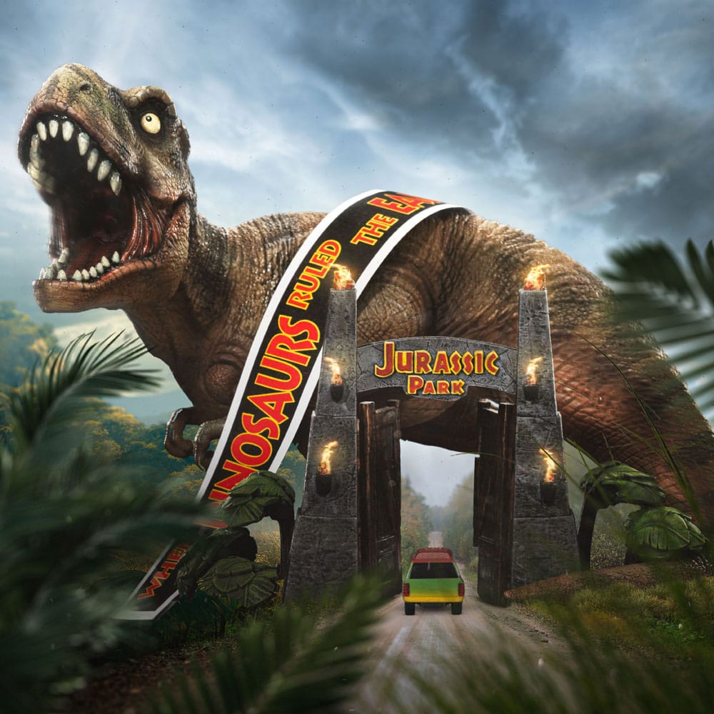 Iron Studios - MiniCo - Jurassic Park - T-Rex Deluxe Statue 15cm
