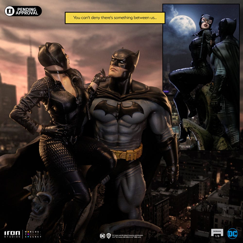 DC Comics diorama 1/6 Batman & Catwoman 51 cm