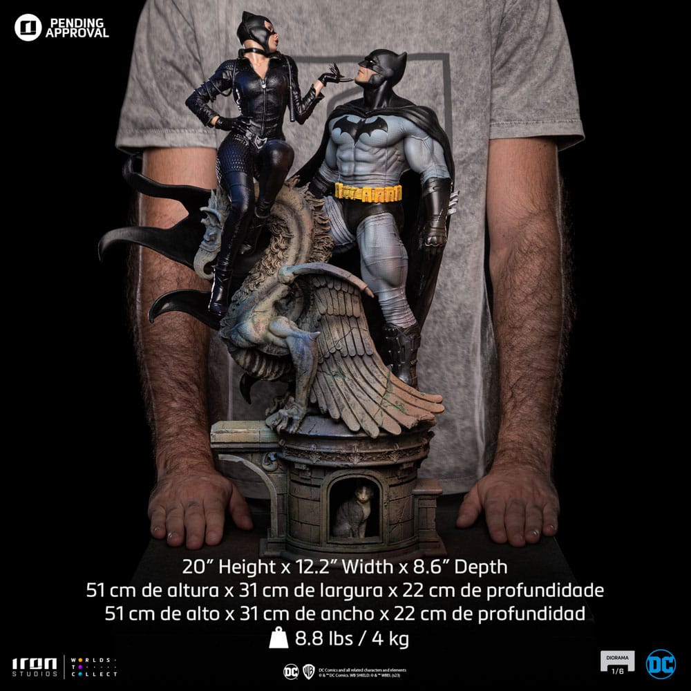DC Comics diorama 1/6 Batman & Catwoman 51 cm