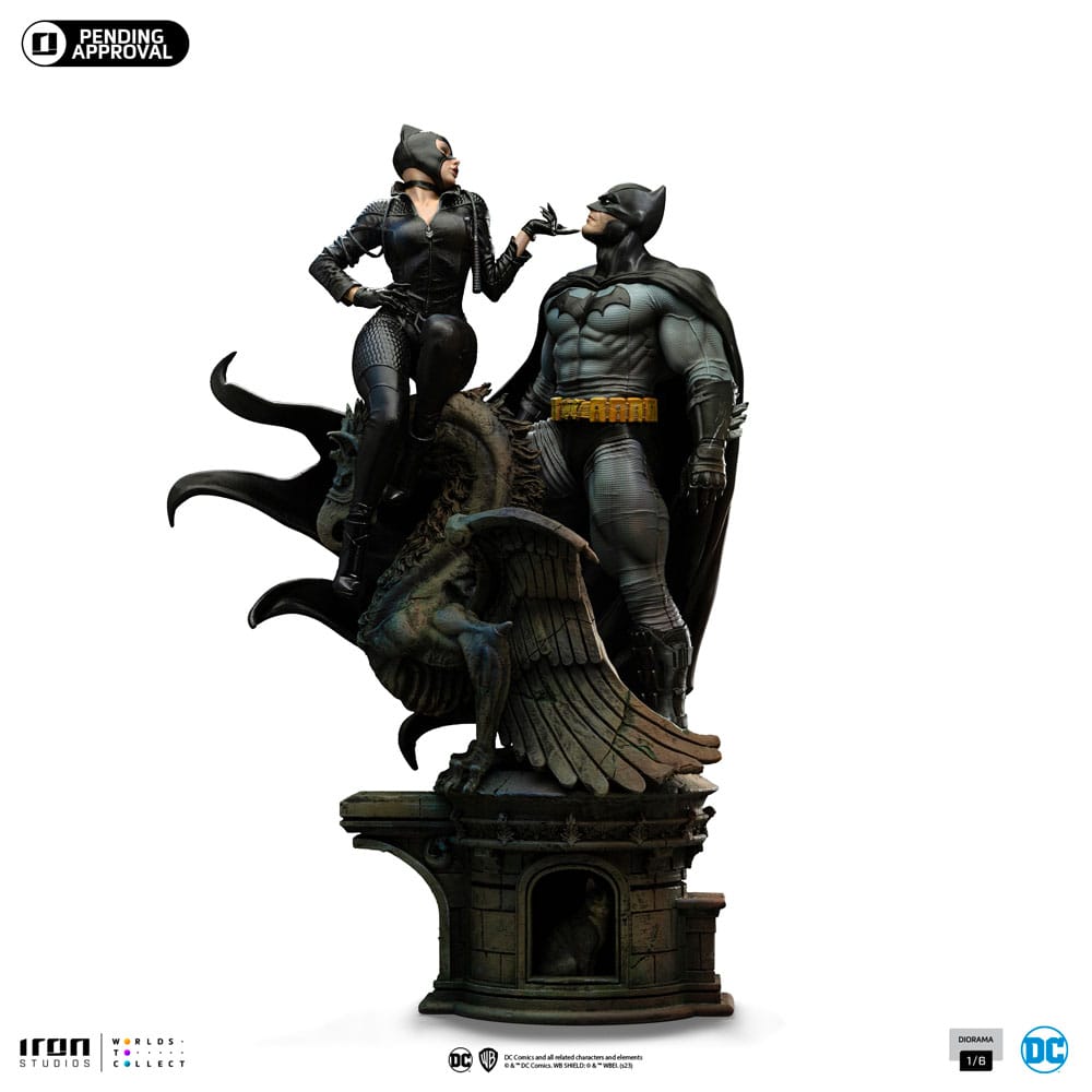 Iron Studios - Sixth Scale Diorama 1/6 - DC Comics - Batman et Catwoman Statue 32cm