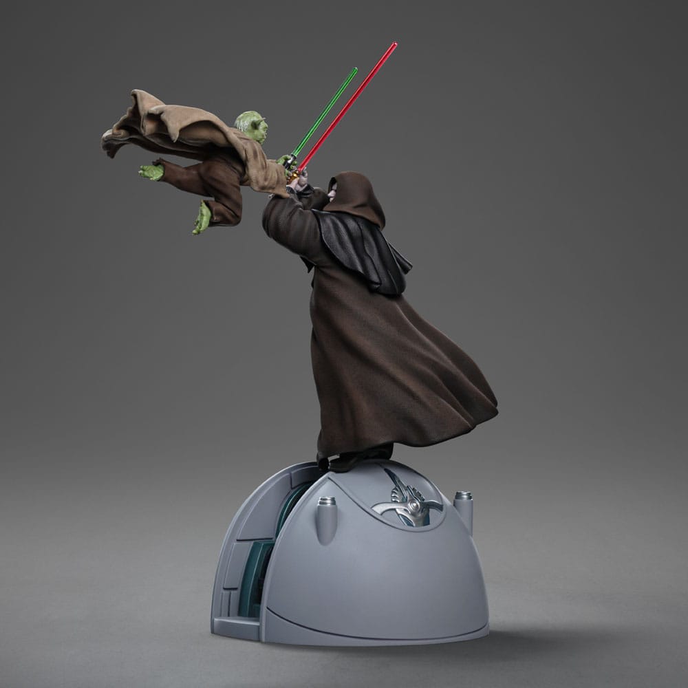 Star Wars statuette 1/10 Deluxe Art Scale Yoda vs Emperor Palpatine (CCXP Exclusive 2024) 31 cm