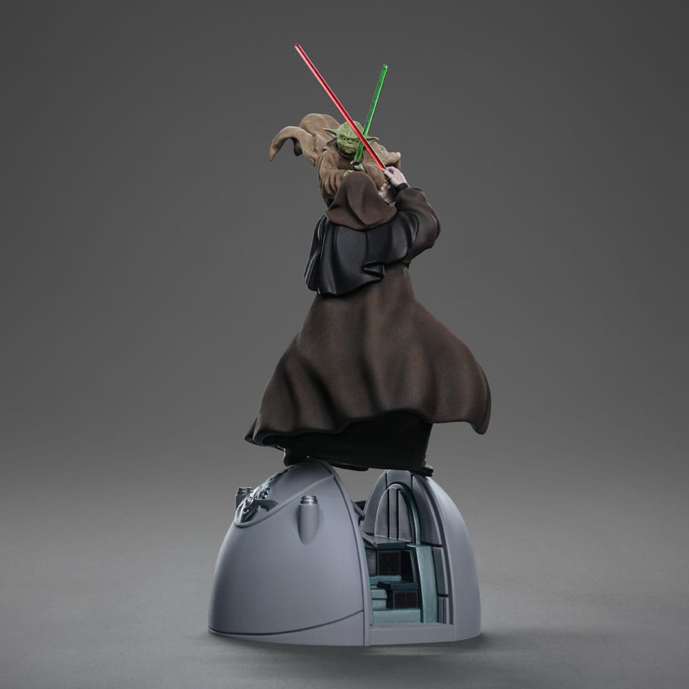 Star Wars statuette 1/10 Deluxe Art Scale Yoda vs Emperor Palpatine (CCXP Exclusive 2024) 31 cm