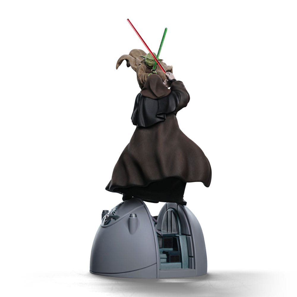 Star Wars statuette 1/10 Deluxe Art Scale Yoda vs Emperor Palpatine (CCXP Exclusive 2024) 31 cm