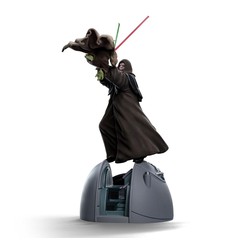 Star Wars statuette 1/10 Deluxe Art Scale Yoda vs Emperor Palpatine (CCXP Exclusive 2024) 31 cm