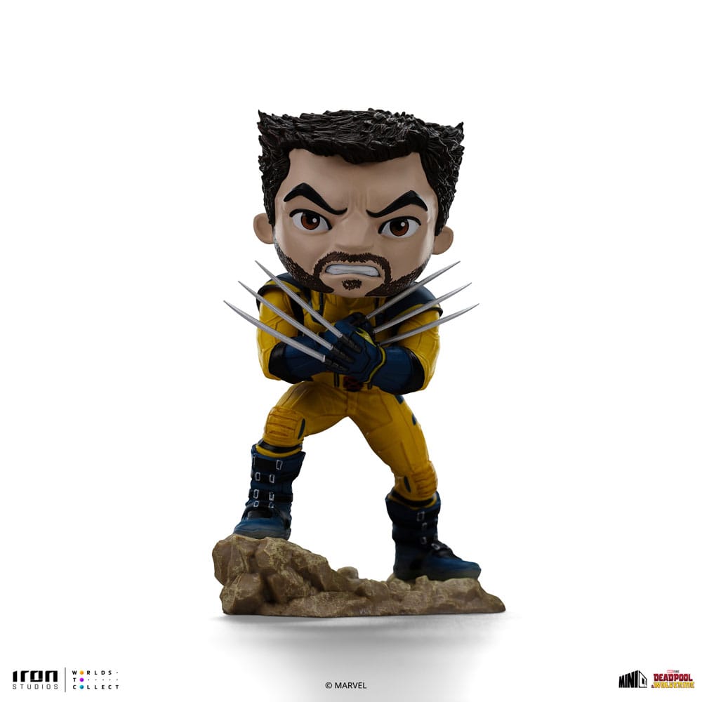 Deadpool et Wolverine figurine Mini Co. PVC Deadpool and Wolverine set Unmasked 14 cm