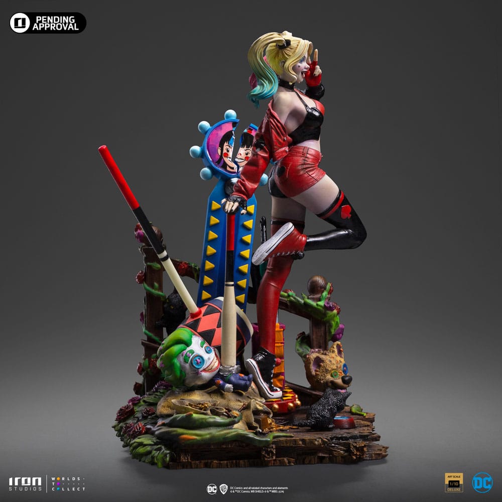 Iron Studios - Deluxe Arts Scale 1/10 - DC Comics - Gotham City Sirens - Harley Quinn Statue 22cm