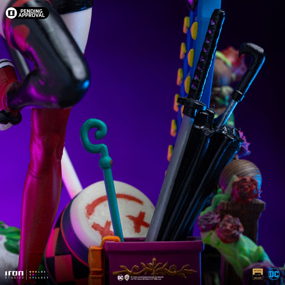 Iron Studios - Deluxe Arts Scale 1/10 - DC Comics - Gotham City Sirens - Harley Quinn Statue 22cm
