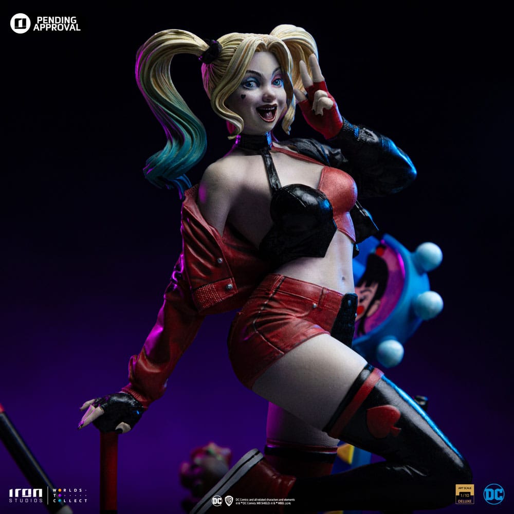 Iron Studios - Deluxe Arts Scale 1/10 - DC Comics - Gotham City Sirens - Harley Quinn Statue 22cm